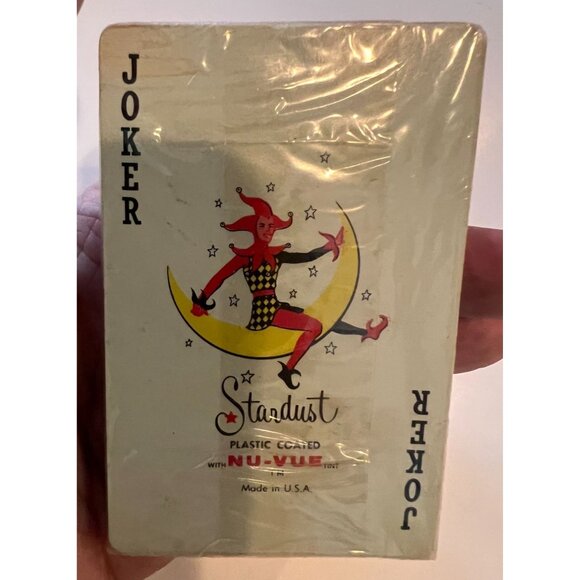 Vintage Vantage Joker Playing Cards by Stardust, Made In U.S.A. Plastic Coated - Picture 6 of 6